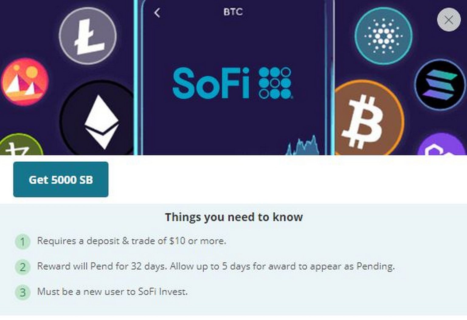 sofi crypto bonus