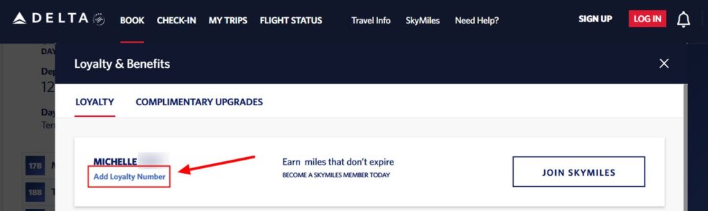 Add Delta SkyMiles