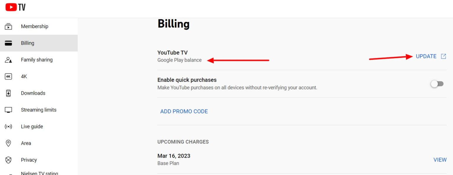 youtube tv credit card deals