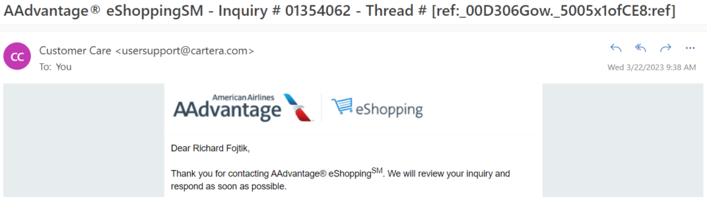 The American Airlines Shopping Portal Is a Mess