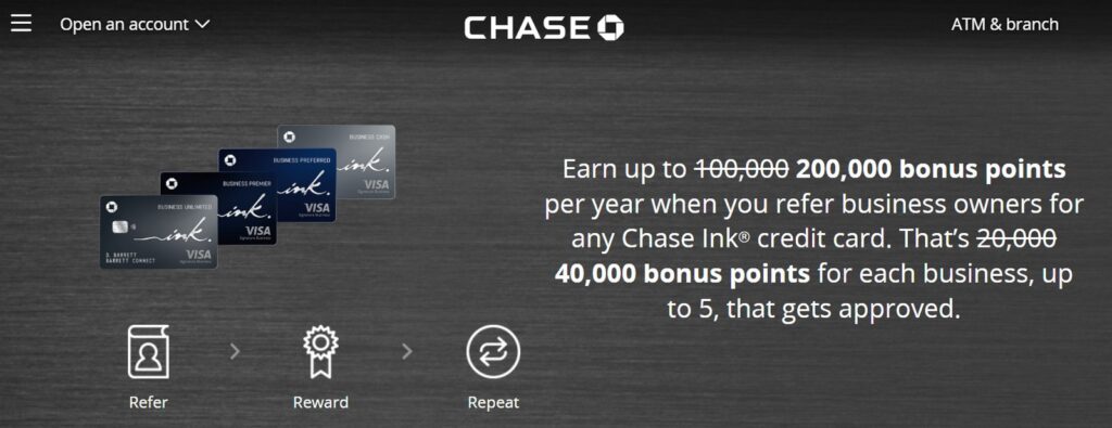 Chase Referral Bonus Tracker