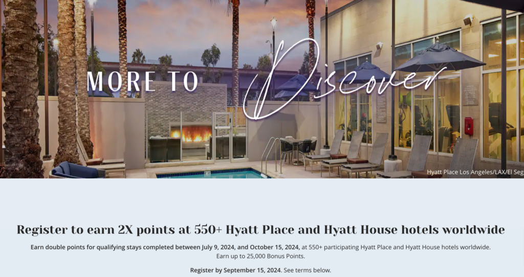 Hyatt Place & Hyatt House Promotion