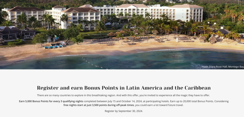 hyatt latin america promotion