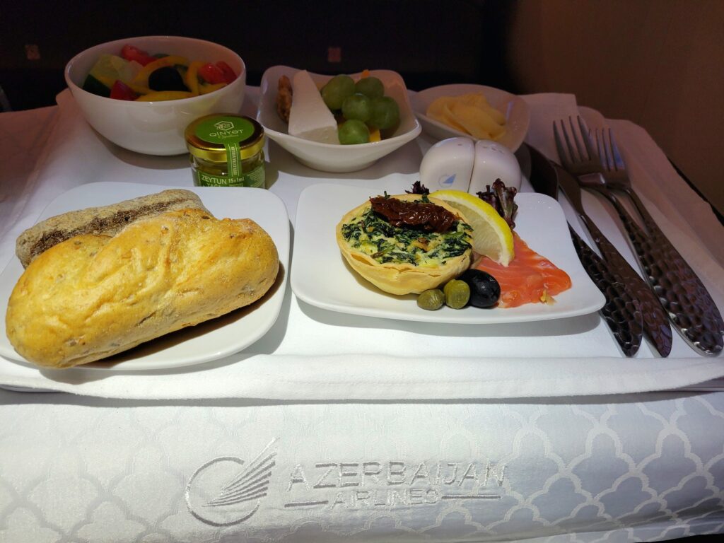 Azerbaijan Airlines meal