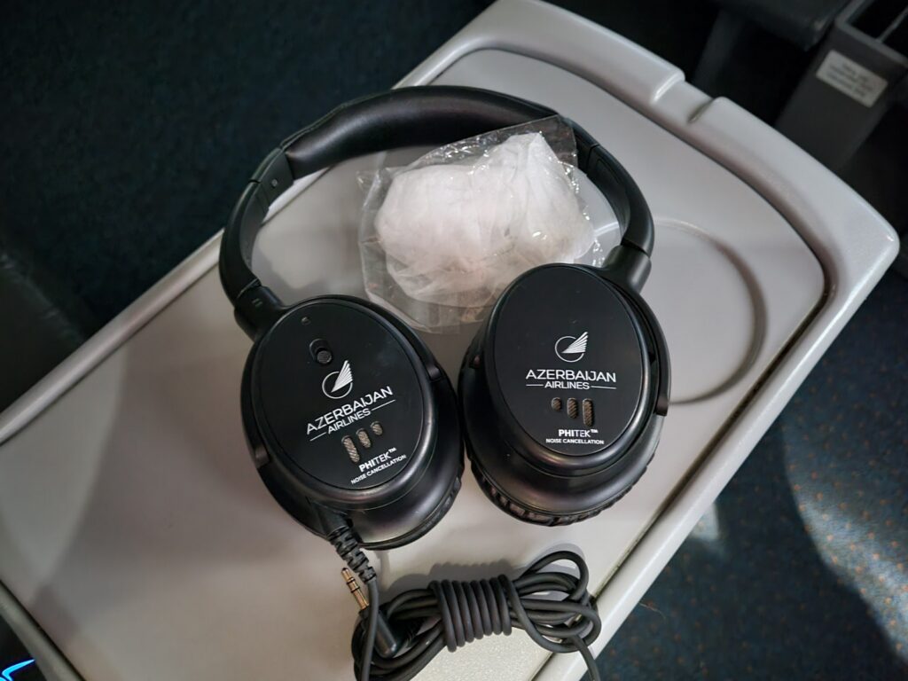 Azerbaijan Airlines headphones