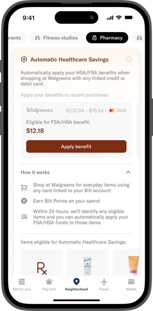 Bilt Walgreens Partnership