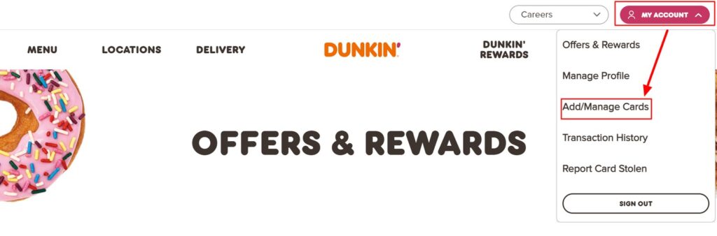 Amex Gold Dunkin' Donuts Credit