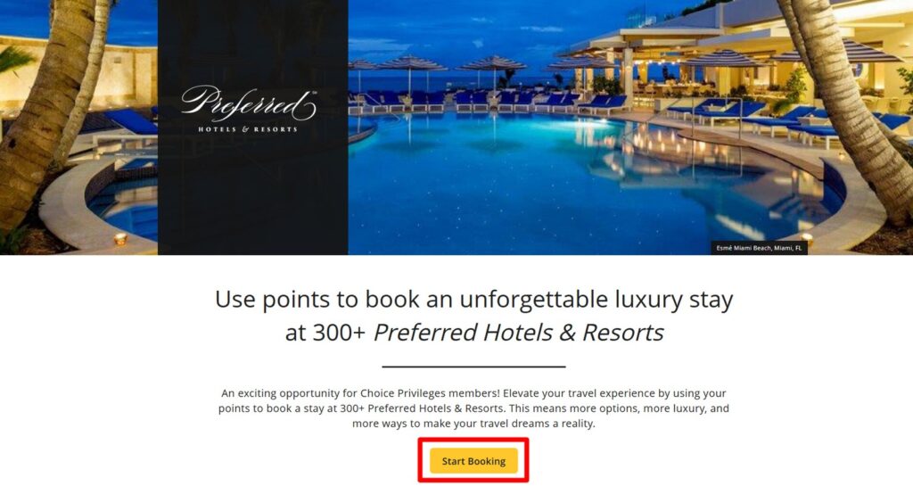 Book Preferred Hotels With Choice Privileges