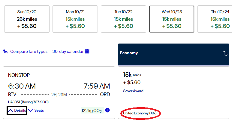 United Expanded Award Availability