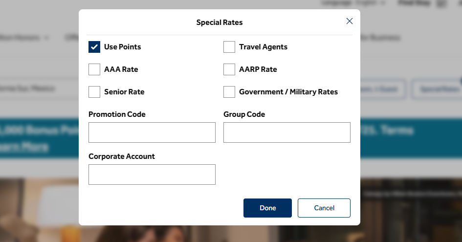 Using The Hilton Flexible Calendar Search Feature