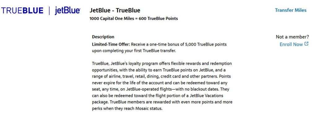 JetBlue Capital One Bonus