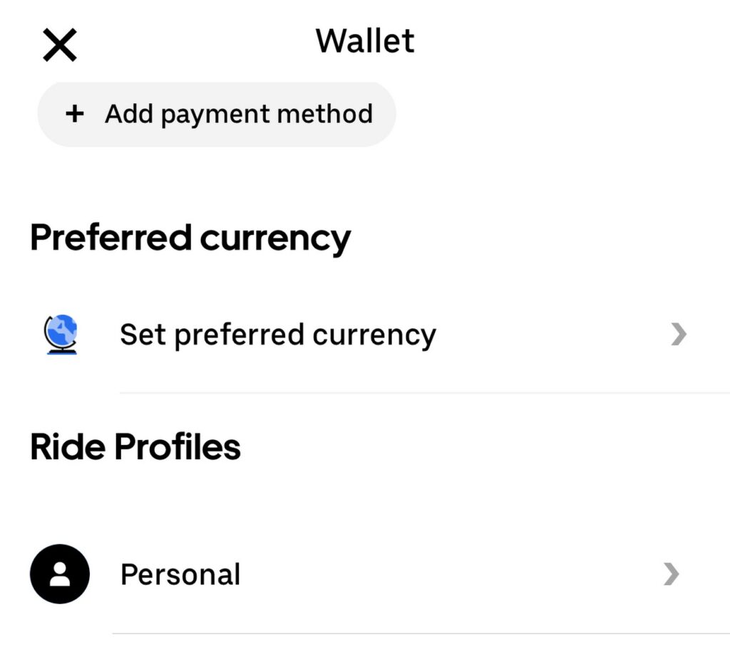 Uber Foreign Currency Conversion Fee