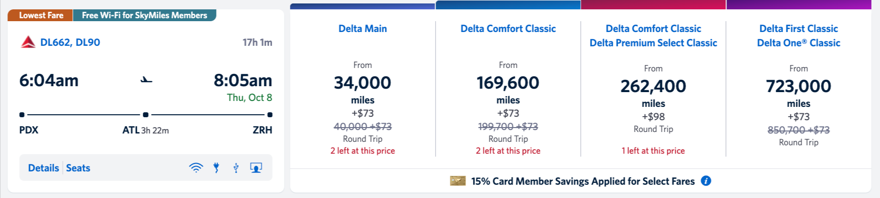 Delta SkyMiles Europe Flash Sale