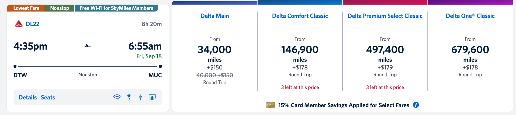 Delta SkyMiles Europe Flash Sale