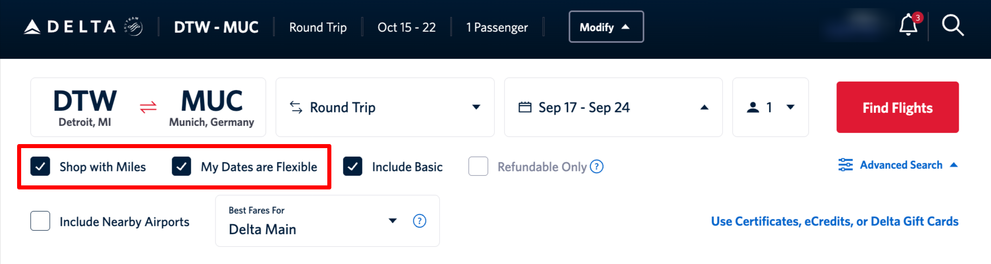 Delta SkyMiles Europe Flash Sale