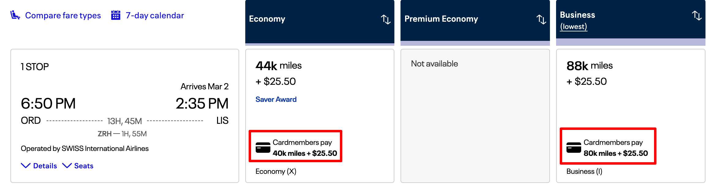 United Lowering Award Rates