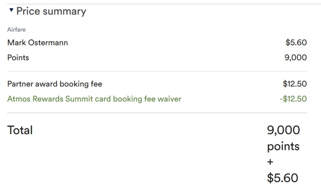 Atmos Summit Partner Fee Discount