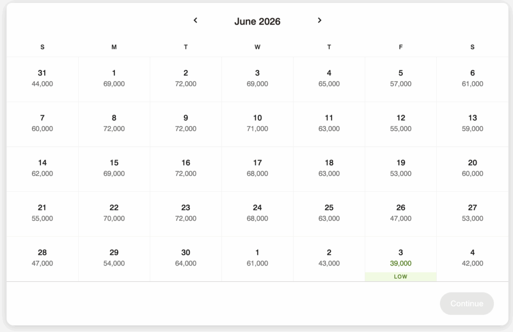 Marriott 35,000 Point Certificate Domestic Redemptions