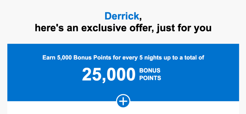 targeted world of hyatt offer