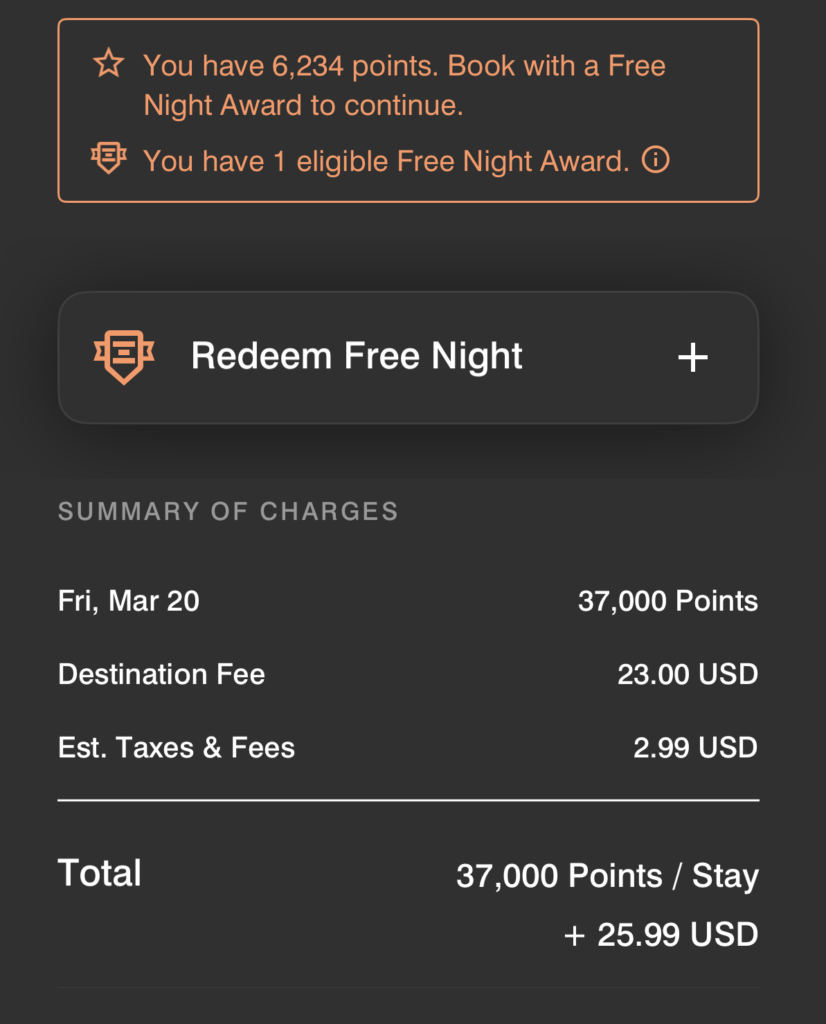 Marriott Free Night Award Certificates Guide