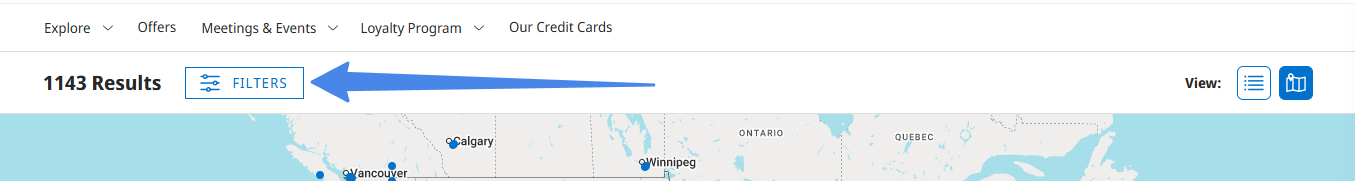 Hyatt Search Tips