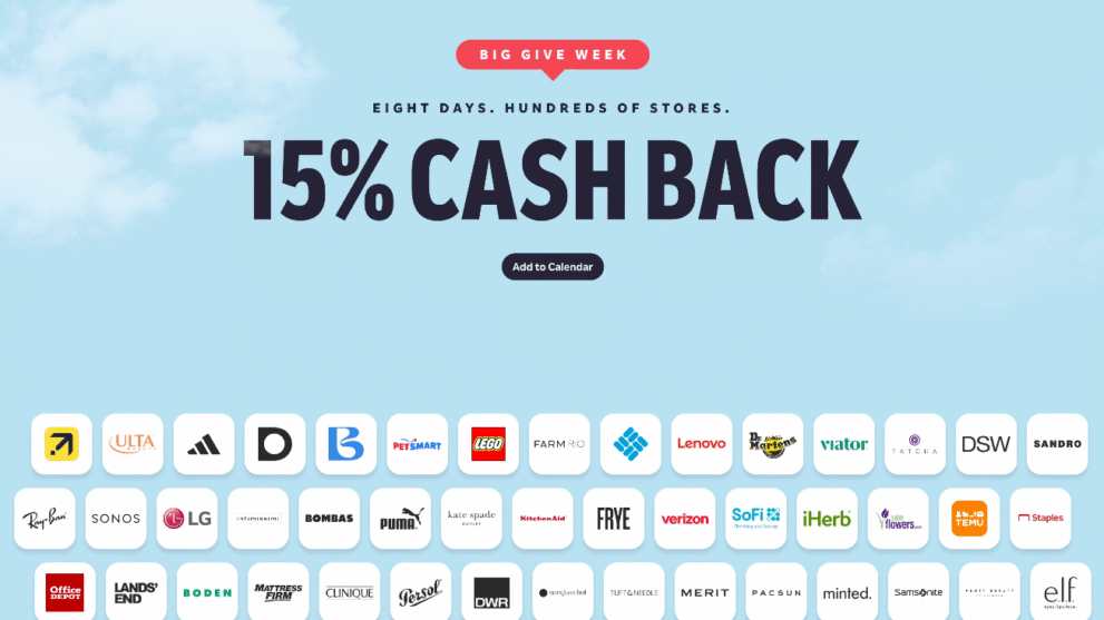 Rakuten Big Give Week