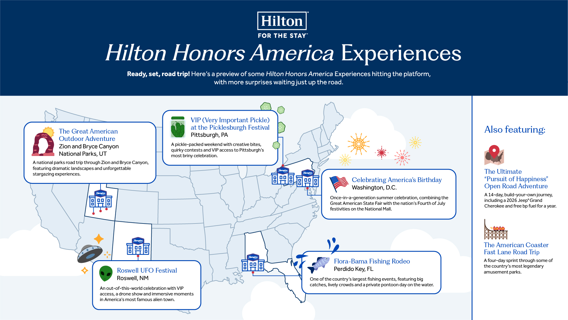Hilton Honors America Experiences