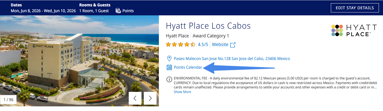 Hyatt Search Tips