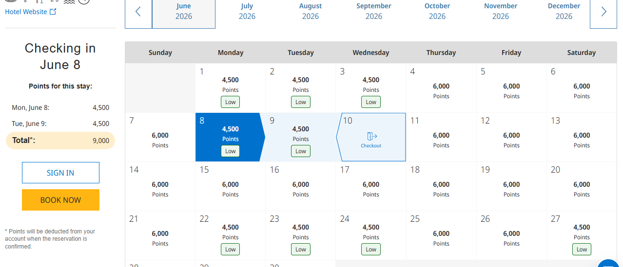 Hyatt Search Tips