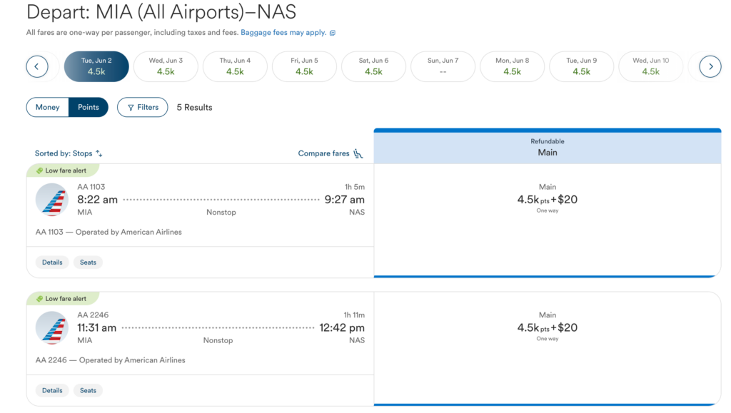 American Airlines blocking flights