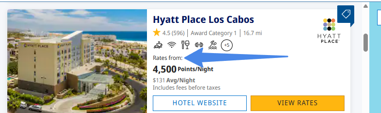 Hyatt Search Tips