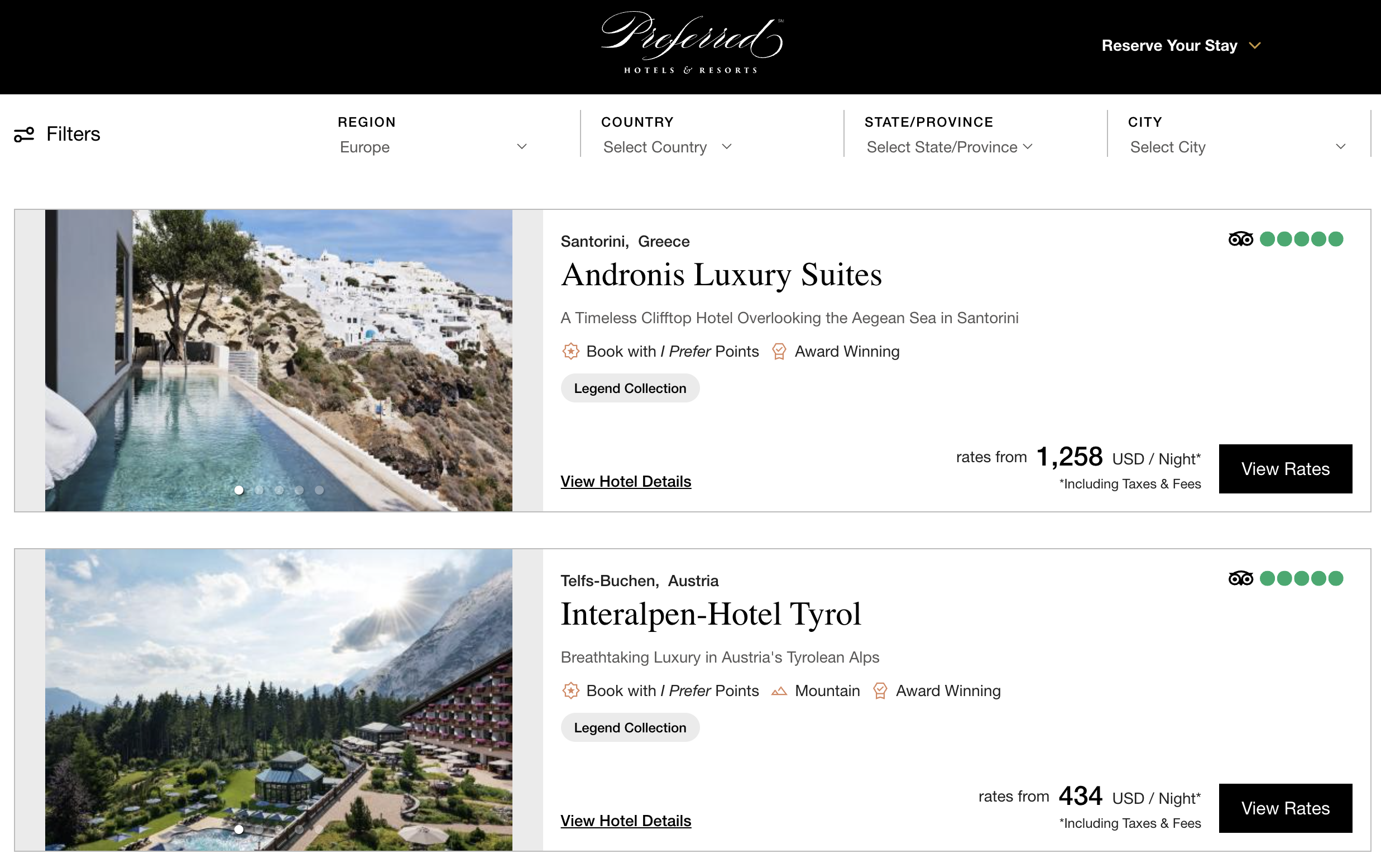 Bilt adds Preferred Hotels
