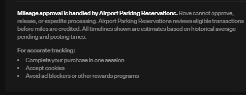 Rove shopping portal issues