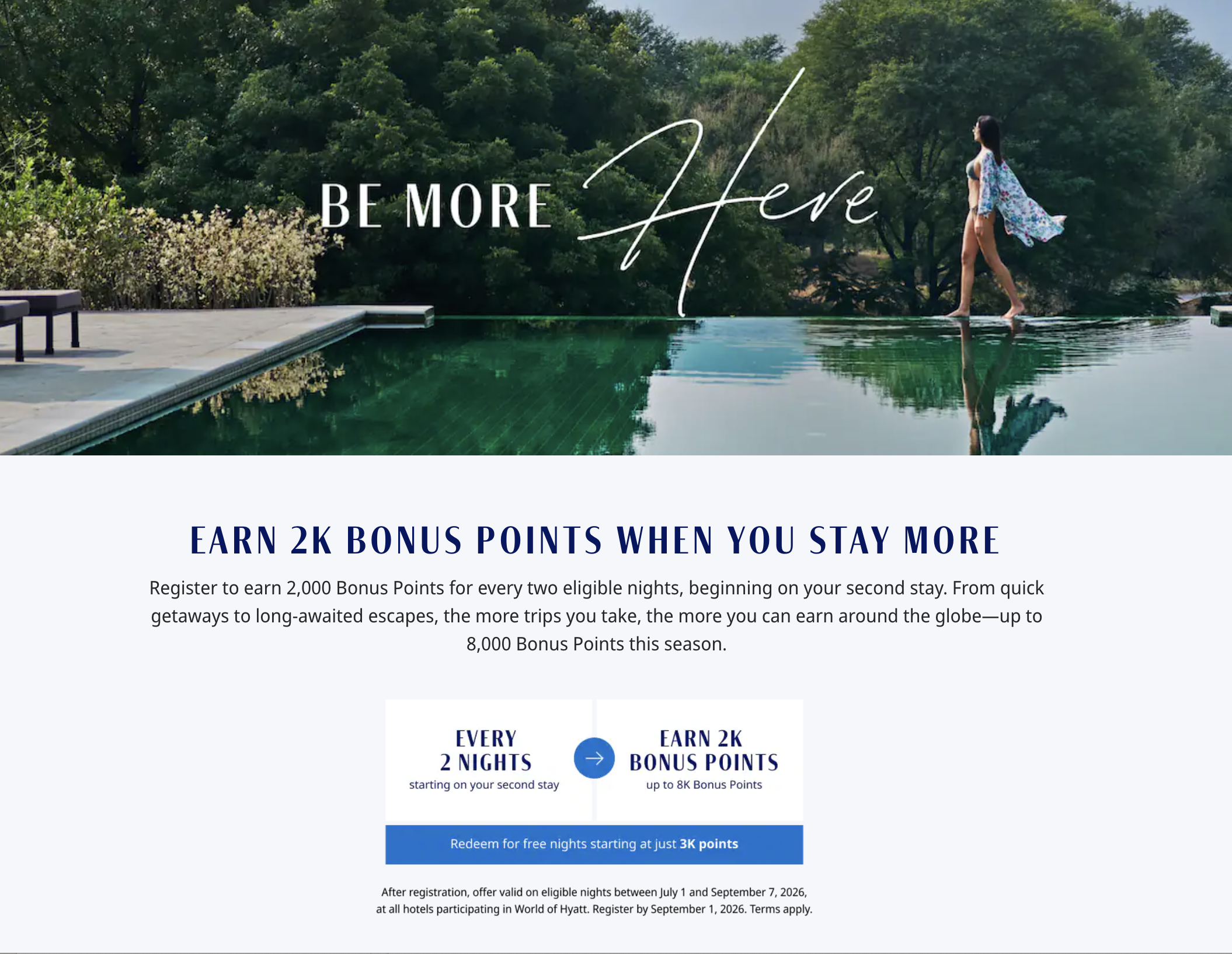 New Hyatt 2K Bonus Points Promo