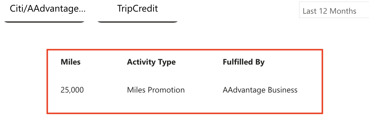 25K AAdvantage Business Promo