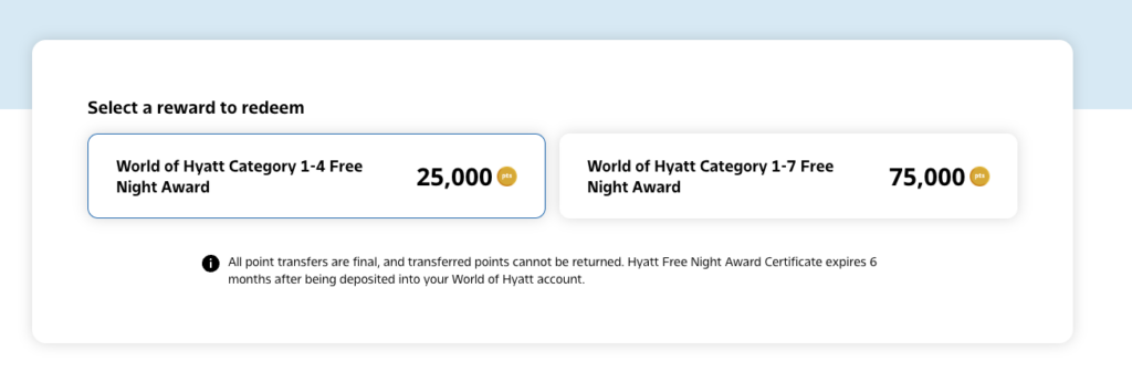 Aeroplan Miles for Hyatt