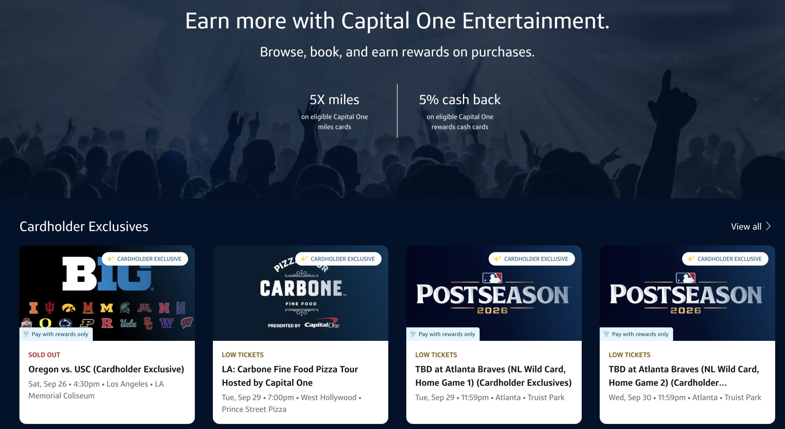 Capital One MLB Tickets