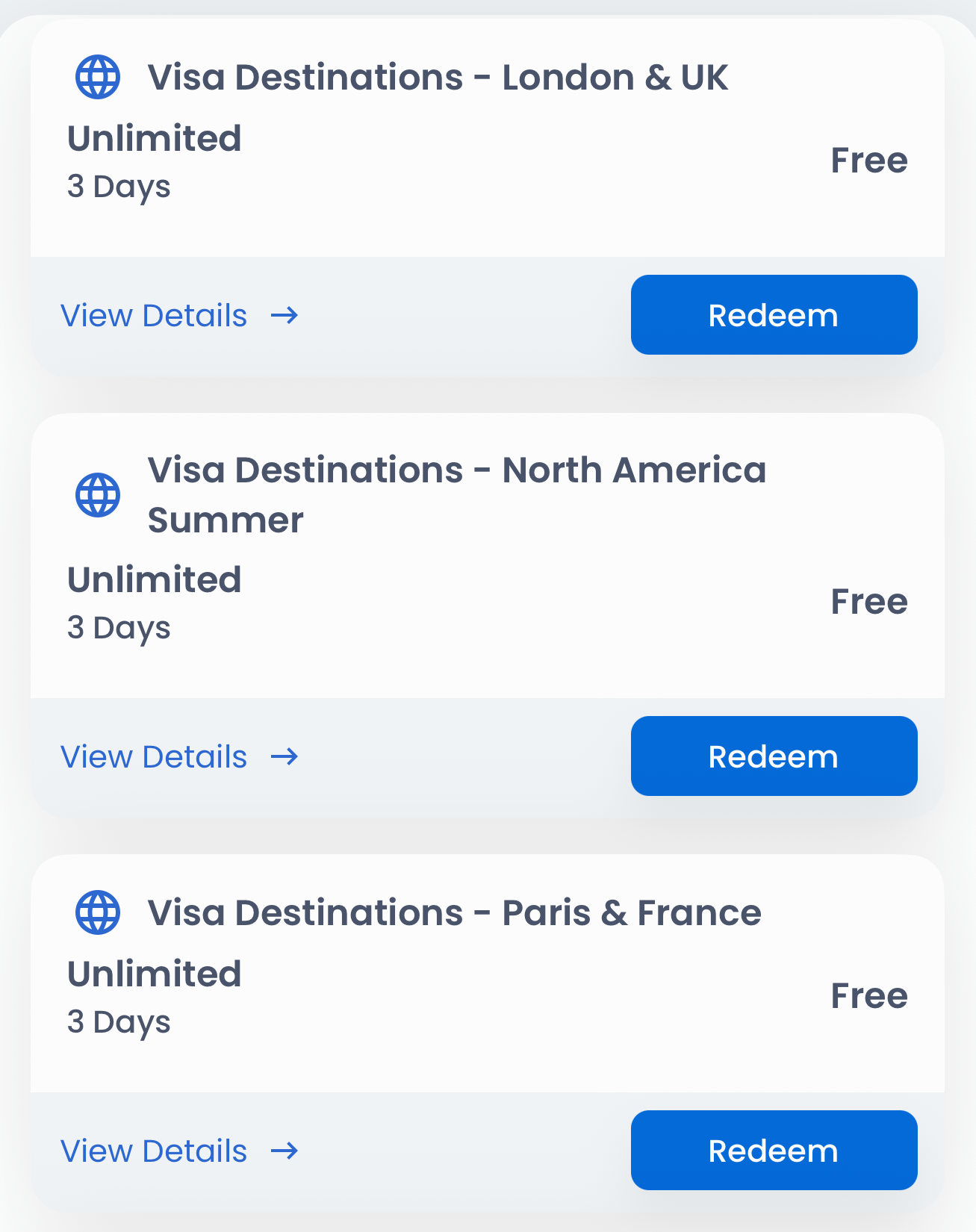 GigSky Visa Benefit