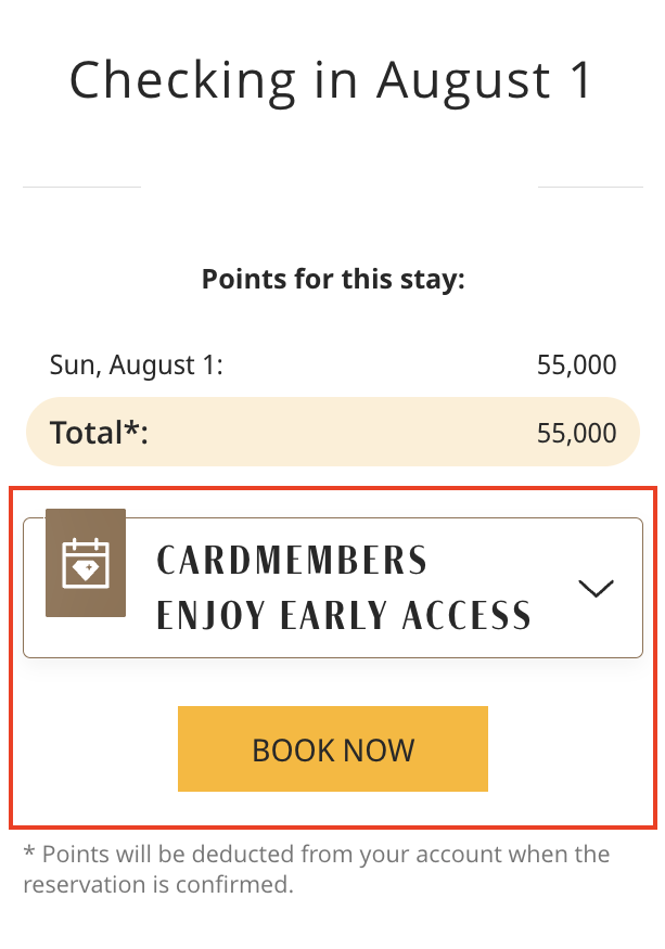 Hyatt Early Calendar Access