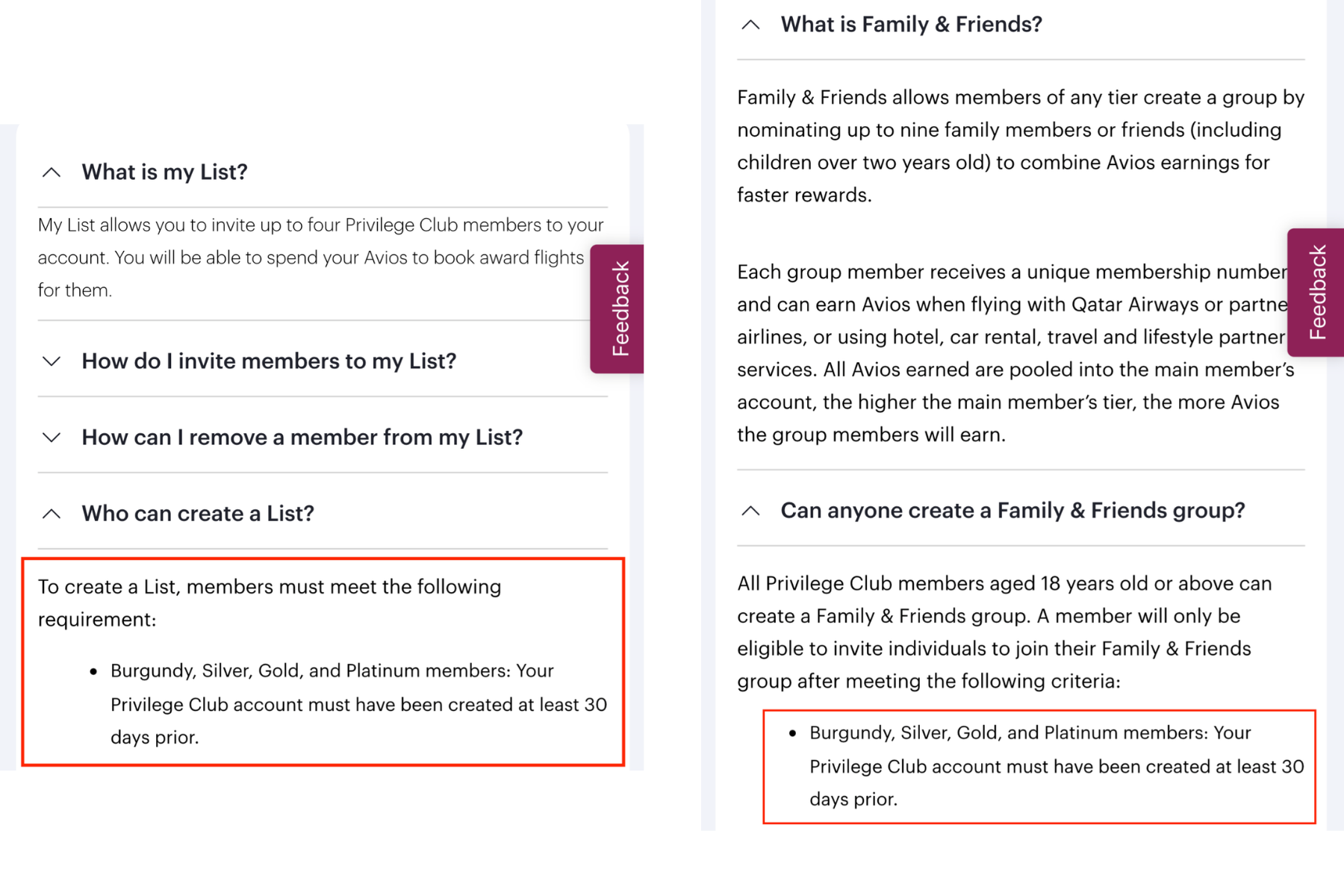 New Qatar Airways Award Booking Restrictions