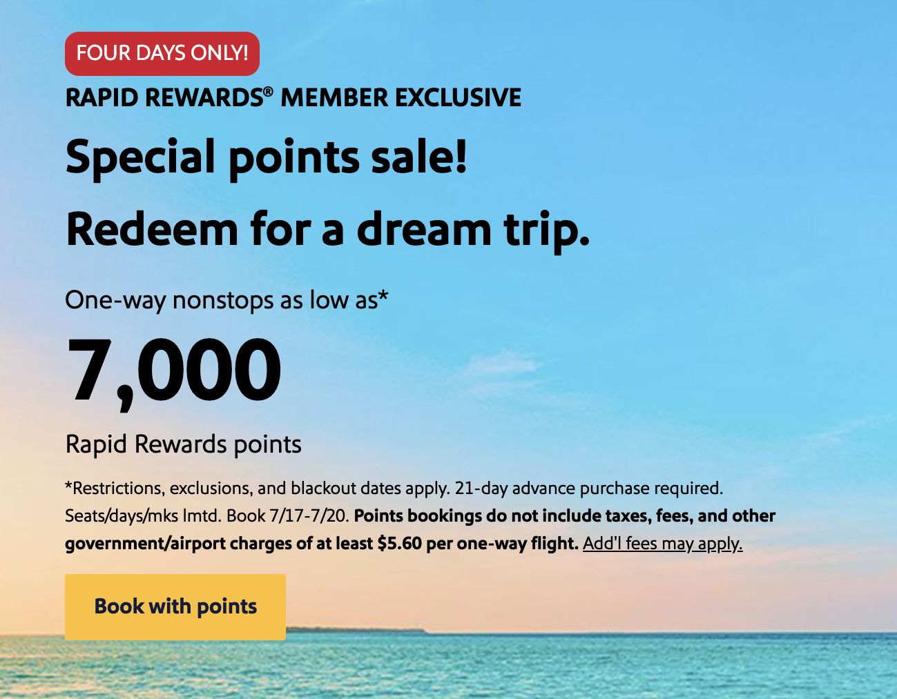 Southwest Award Sale