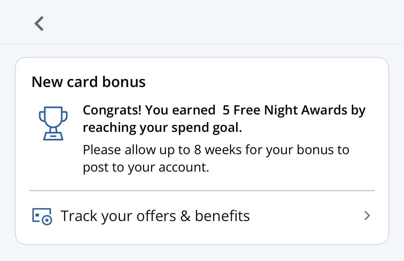 Missing Welcome Offer Tracker