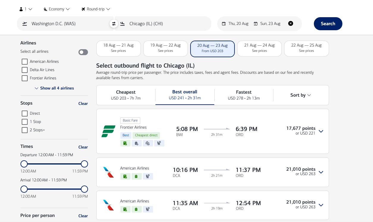 Bank Of America travel portal update