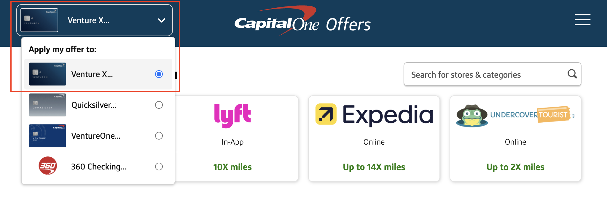 How to Use Capital One Offers