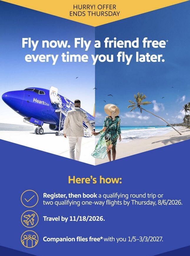 Southwest Companion Pass After One Flight