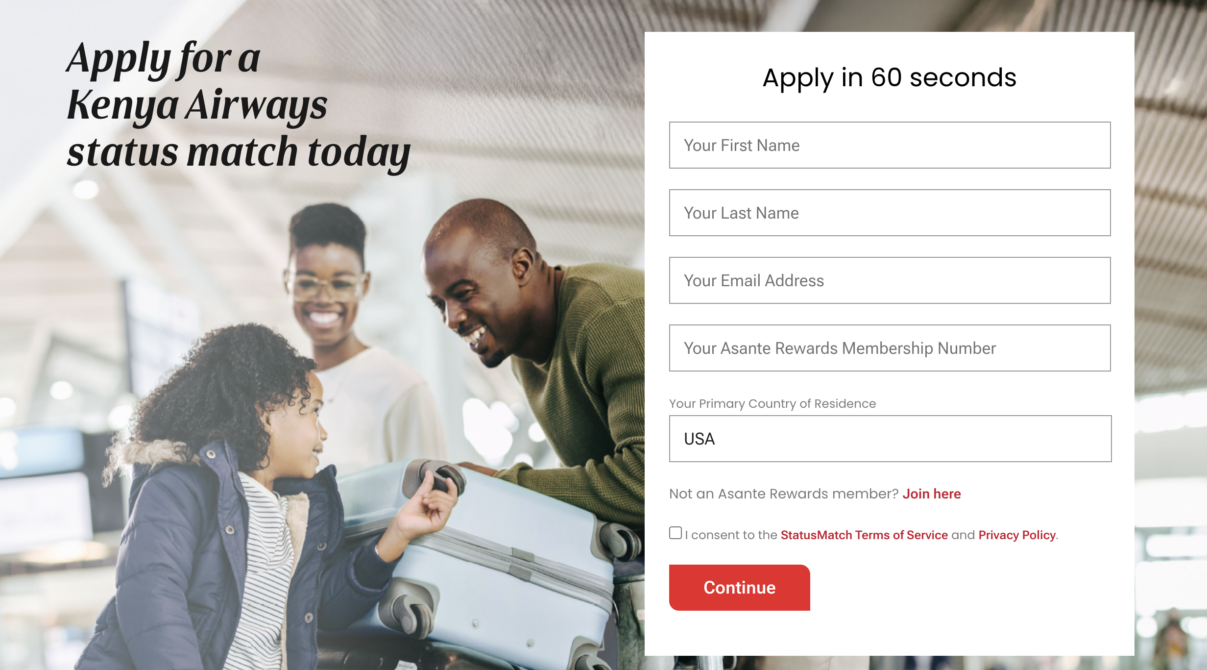 New Kenya Airways Status Match