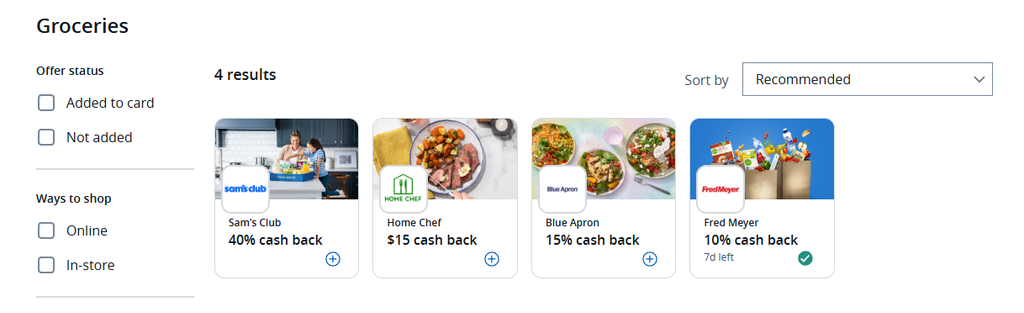 Current Chase Offers
