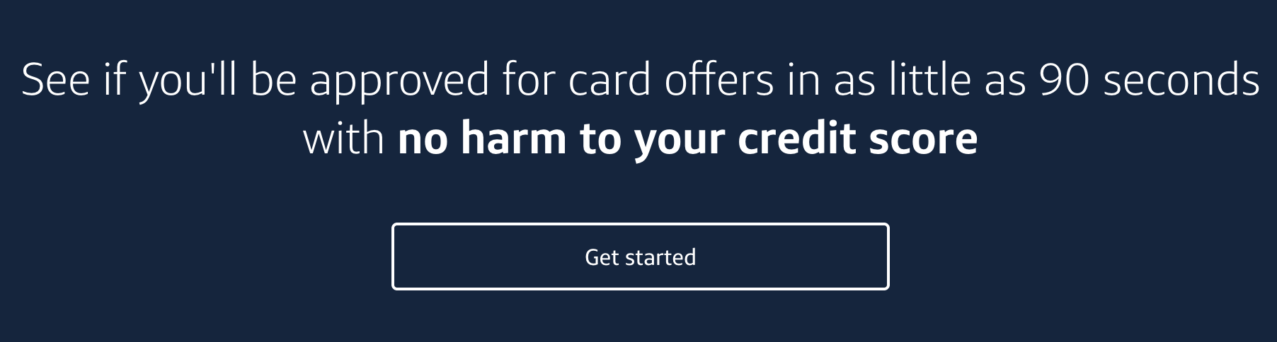 Credit Card Preapproval