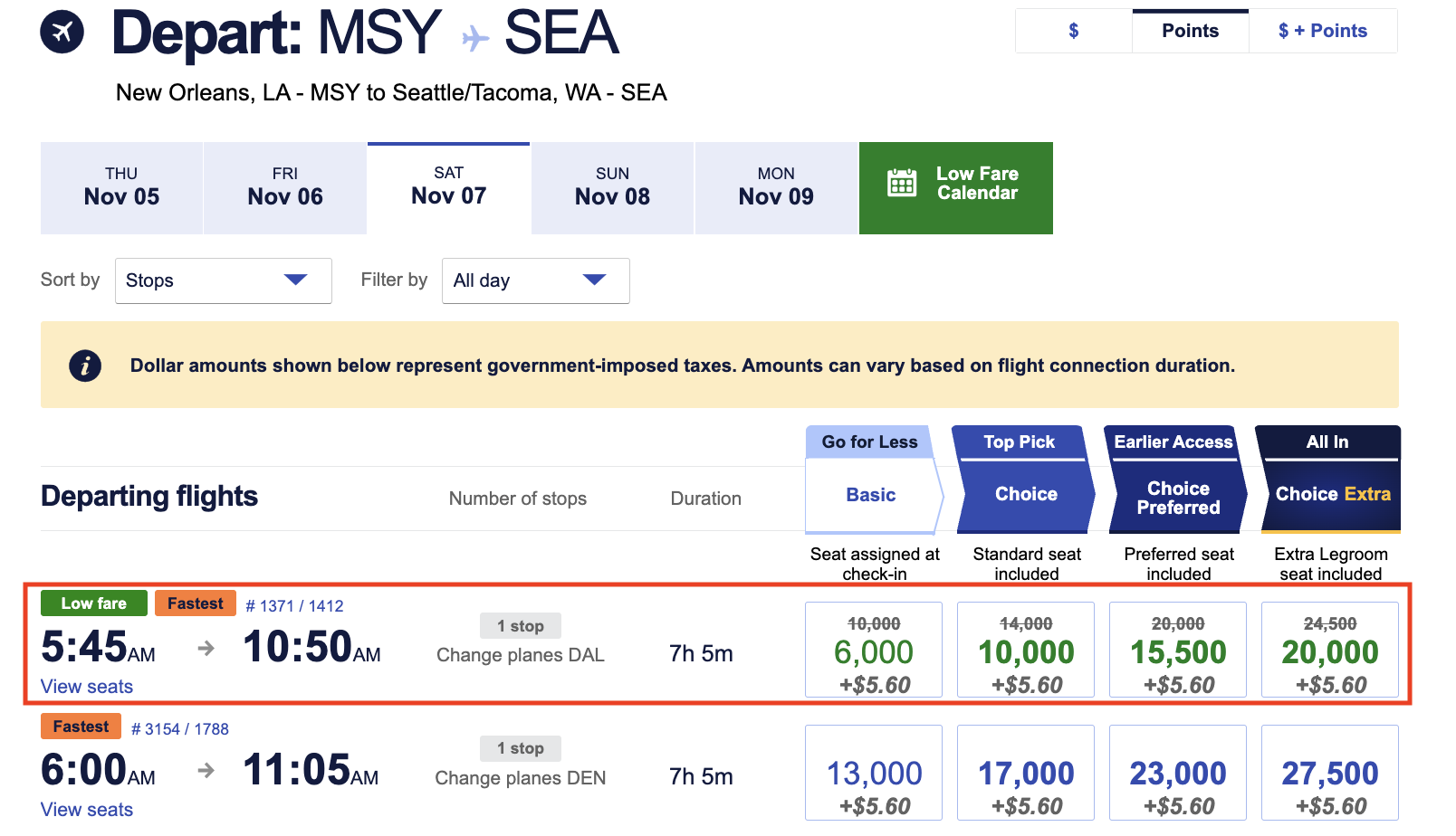Southwest 40% Off Sale