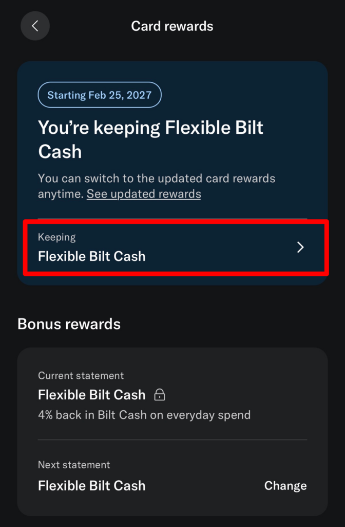 Opt-Out of Bilt Updates
